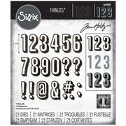 Tim Holtz " 123" Die 21pc